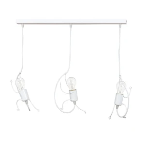Lampa wisząca BOBI 3 WHITE dziecięca