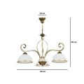 Żyrandol WIVARA 3 GOLD 8