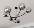Lampa sufitowa HUNTER 6 BLACK/GRAFIT 8
