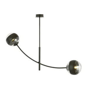 Lampa wisząca HUNTER 2 BLACK/STRIPE