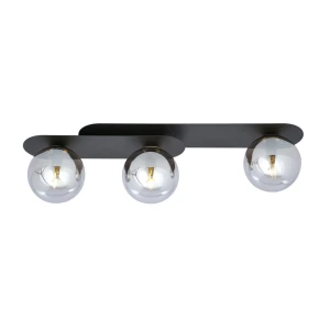 Plafon PLAZA 3 BLACK/GRAFIT