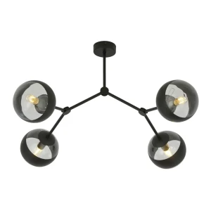 Plafon sufitowy SPACE 4 BLACK/STRIPE
