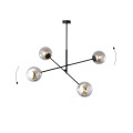 Lampa sufitowa LINEAR 4 BLACK/GRAFIT 6