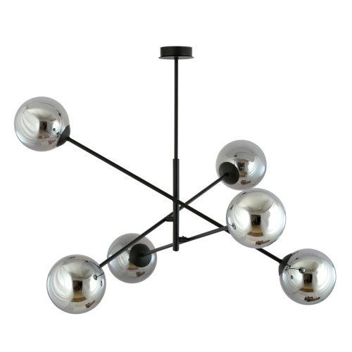 Lampa sufitowa LINEAR 6 BLACK/GRAFIT