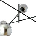 Lampa sufitowa LINEAR 6 BLACK/GRAFIT 5