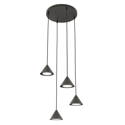 Lampa wisząca ELIT 4 PREMIUM BLACK