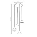 Lampa wisząca ELIT 4 PREMIUM BLACK 5