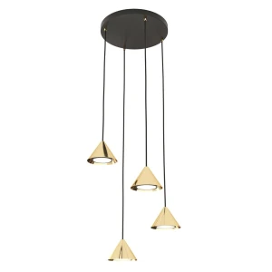 Lampa wisząca ELIT 4 PREMIUM GOLD