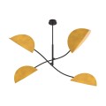 Lampa wisząca LOTUS 4 BL MUSTARD 2