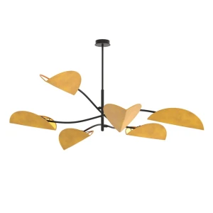 Lampa wisząca LOTUS 6 BL MUSTARD