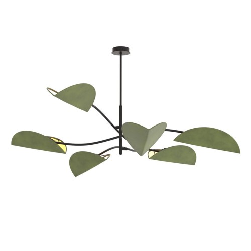 Lampa wisząca LOTUS 6 BL GREEN