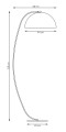 Lampa podłogowa ARCOS LP1 WH WHITE 7