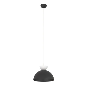 Lampa wisząca LUNARO 1S BL BLACK/WHITE