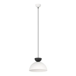 Lampa wisząca LUNARO 1S BL WHITE/BLACK