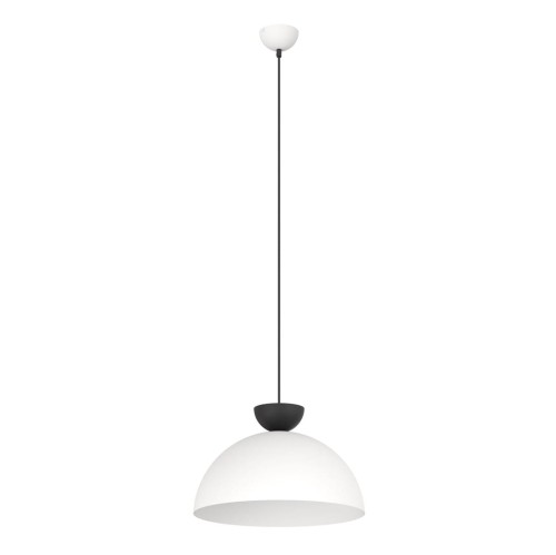 Lampa wisząca LUNARO 1L BL WHITE/BLACK