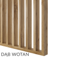 Ścianka z lameli –  Dąb Wotan – gotowy zestaw 51–275 cm L3D 2