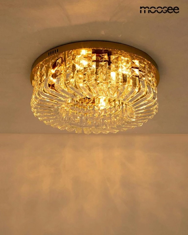 MOOSEE lampa sufitowa / plafon BALUNA 80  złota 1