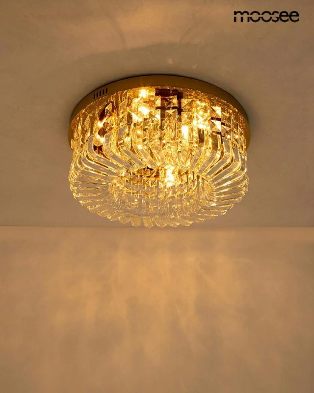 MOOSEE lampa sufitowa / plafon BALUNA 50  złota 1