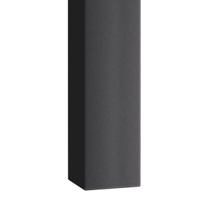 Lamel 4-stronny laminat Czarny 3x6x275cm LEO