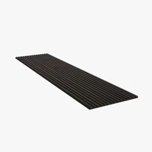 Akupanel 60x240 Dąb Rustykalny Przyciemniony - lamele na czarnym filcu Woodupp