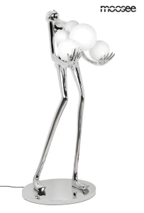 MOOSEE lampa podłogowa HUMAN SILVER       PREMIUM