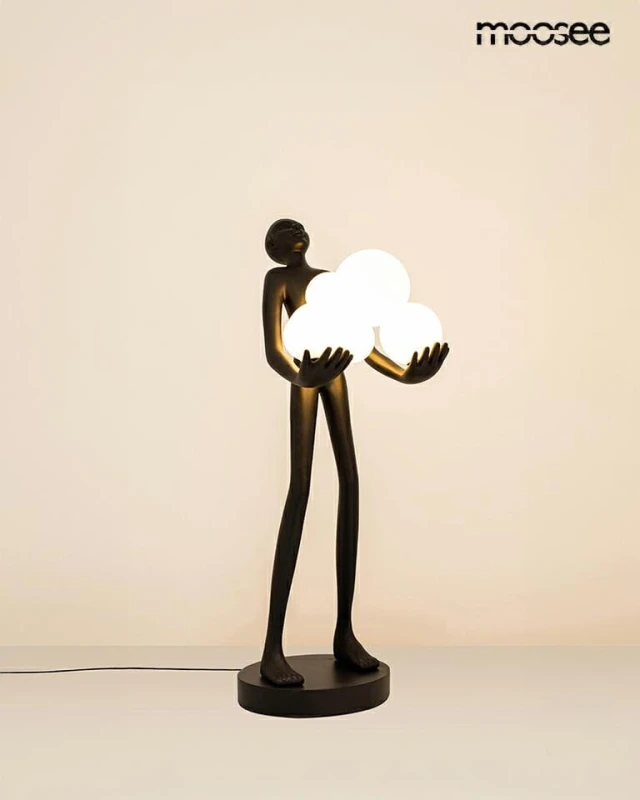 MOOSEE lampa stołowa HUMAN PREMIUM        czarna 1