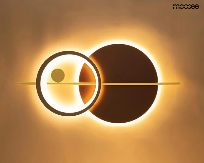 MOOSEE lampa ścienna MOONS złota 1