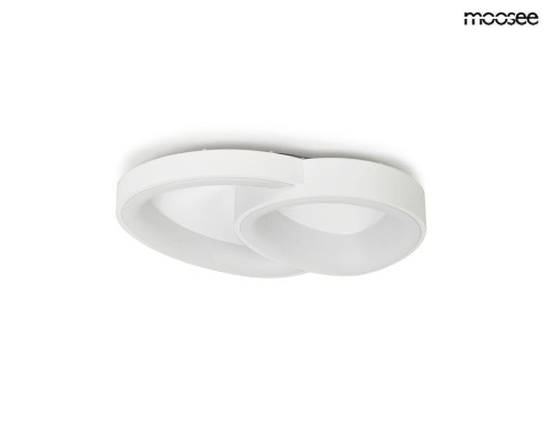 MOOSEE lampa sufitowa / plafon CELLS 2    biała