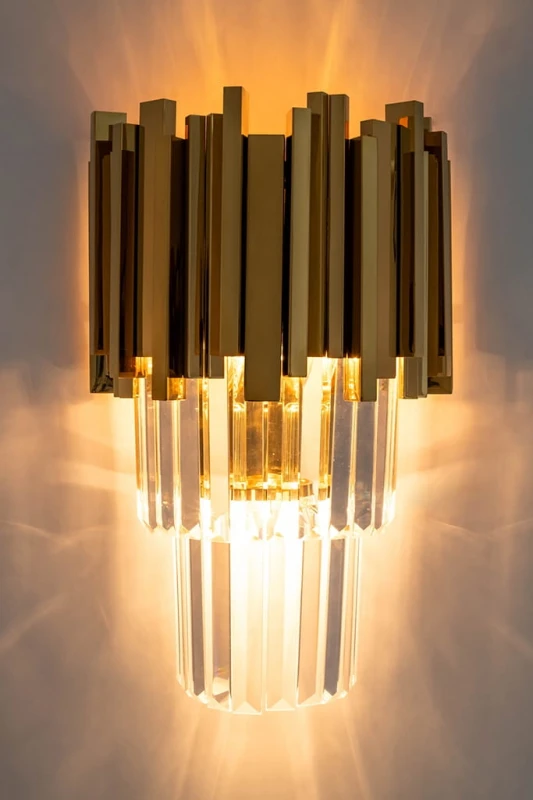 MOOSEE lampa ścienna IMPERIAL WALL GOLD   - stal, kryształ 2