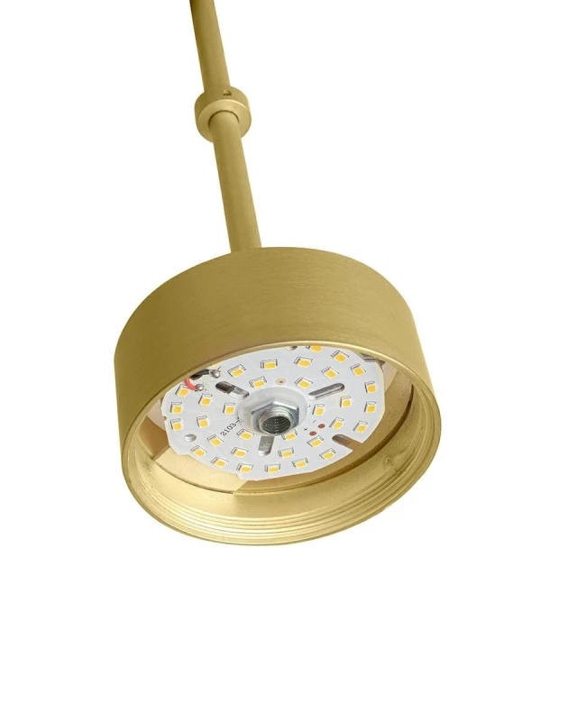 MOOSEE lampa wisząca CAPRI LINE 5 złota   - 300 LED, aluminium, szkło 4