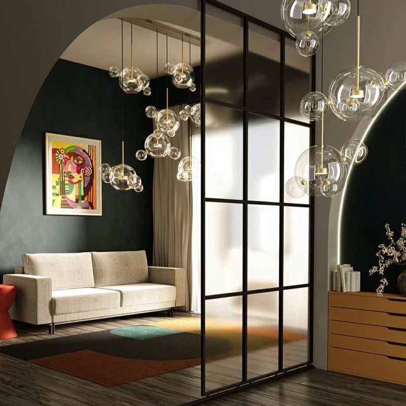 MOOSEE lampa wisząca CAPRI DISC 3 złota   - 180 LED, aluminium, szkło 1