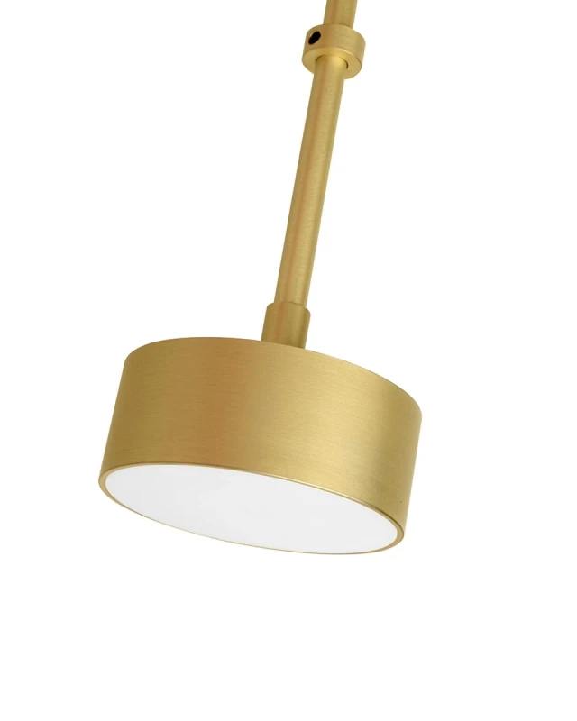 MOOSEE lampa wisząca CAPRI DISC 3 złota   - 180 LED, aluminium, szkło 11