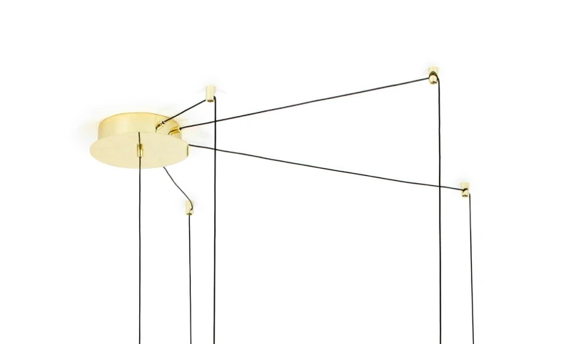 MOOSEE lampa wisząca MIKADO M złota 6