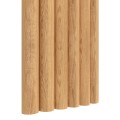 Lamele półokrągłe dąb naturalny 2,9x1,2x275 cm LEO 5