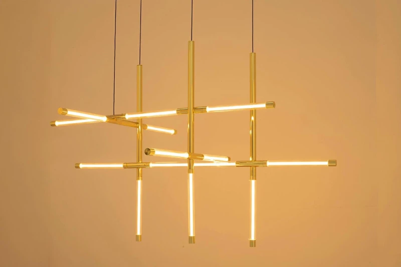 MOOSEE lampa wisząca MIKADO S złota 1