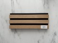 Akupanel 60x240 cm Dąb Klasyczny - lamele na czarnym filcu Woodupp 12