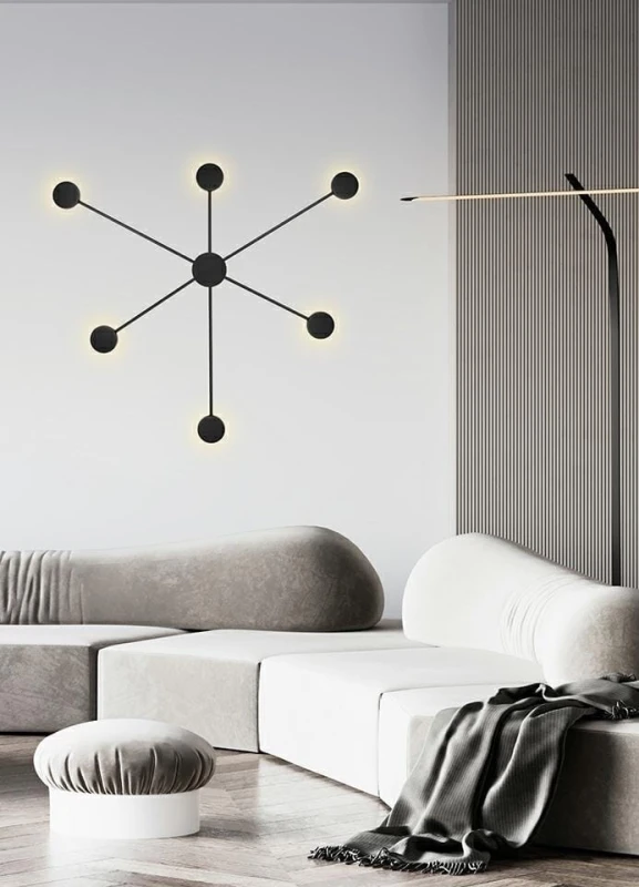 MOOSEE lampa ścienna SHADOW 6 CLOSE czarna 5