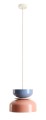 Lampa wisząca Tula Light Coral + Dusty Blue (klosze 30 + 22 cm) 1