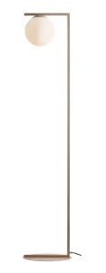Lampa Stojąca Zac Beige beżowa  (Klosz Na Dół)
