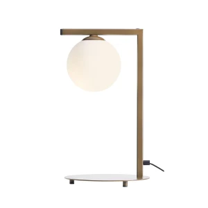 Lampka Biurkowa Zac Beige Beżowa (Klosz Na Dół)