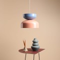 Lampa wisząca Tula Light Coral + Dusty Blue (klosze 30 + 22 cm) 2