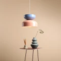 Lampa wisząca Tula Light Coral + Dusty Blue (klosze 30 + 22 cm) 3