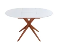 Rozsuwany okrągły stół jadalniany Jubi śr. 90cm 1