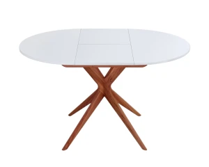 Rozsuwany okrągły stół jadalniany Jubi śr. 90cm