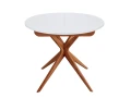 Rozsuwany okrągły stół jadalniany Jubi śr. 90cm 2