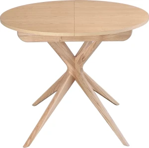 Rozsuwany okrągły stół jadalniany Jubi śr. 90cm Fornir