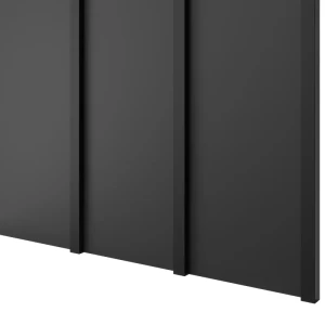 Panel gładki Japandi - Czarny L3D
