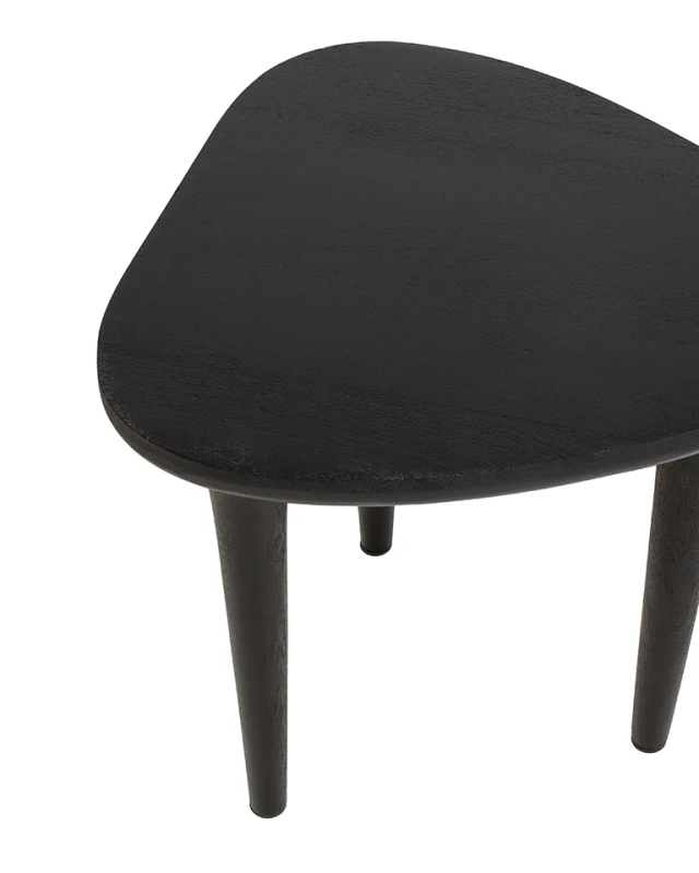 MaMaison stolik LAMINAR czarny / drewno 1