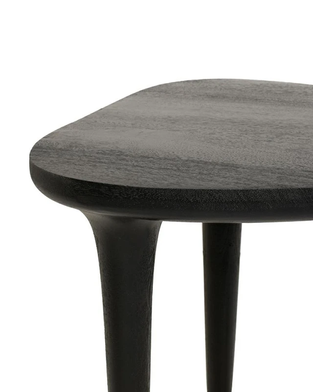 MaMaison stolik LAMINAR czarny / drewno 2
