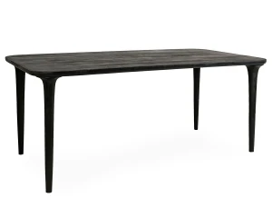 MaMaison stół jadalniany Laminar 200x100cm czarny / drewno